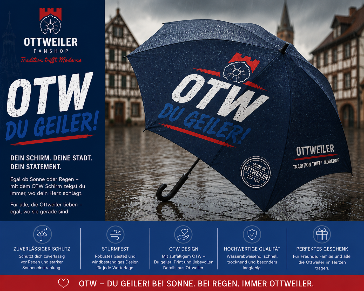OTW Du geiler Regenschirm